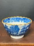 Antique 18th Century First Period Worcester Dr Wall Tea Bowl & Saucer Pagoda - 375790306889