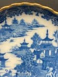 Antique 18th Century First Period Worcester Dr Wall Tea Bowl & Saucer Pagoda - 375790306889
