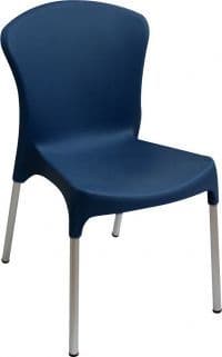 Thermo Plastic Stella Stacking Chair - Blue