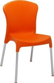 Thermo Plastic Stella Stacking Chair - Orange
