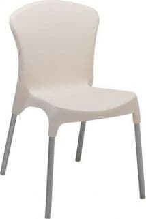 Thermo Plastic Stella Stacking Chair - White