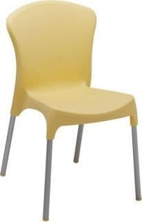 Thermo Plastic Stella Stacking Chair - Yellow