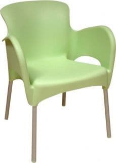 Thermo Plastic Titan Stacking Chair - Light Green