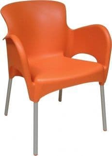Thermo Plastic Titan Stacking Chair - Orange