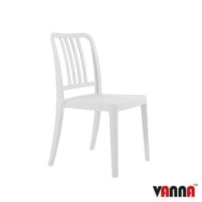 Vanna Rock Side Chair - Arctic White