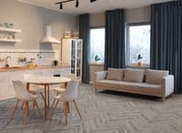 Rustic Grey Oak Herringbone Core