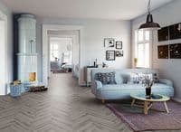 Rustic Grey Oak Herringbone Core