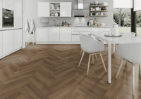 Truffle Oak Herringbone