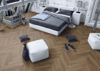 Truffle Oak Herringbone
