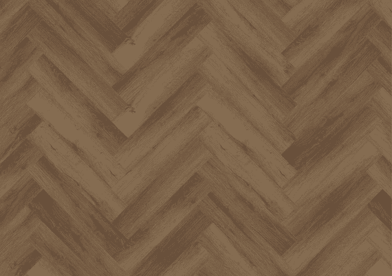 Truffle Oak Herringbone
