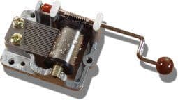 Hand Cranked 18 Note Musical Movement MM12