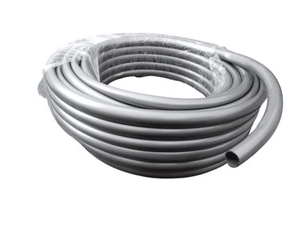 19mm I.D. Plastic Silver Grey Tubing For Mechanical Organ Building