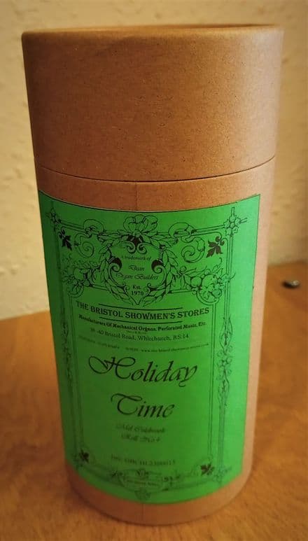 20 Note Music Roll No 22, Mel Colebrook Holiday Time Roll No 4