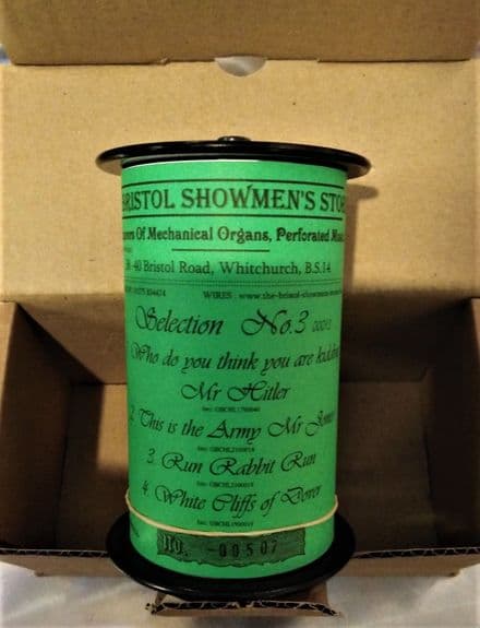 20 Note Music Roll, Selection No. 3