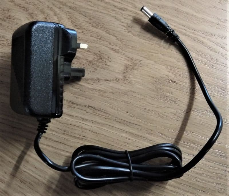 DC Power Adaptor 2000mA, available at The Music Box Shop, Whitchurch, Near Bristol, England, UK.