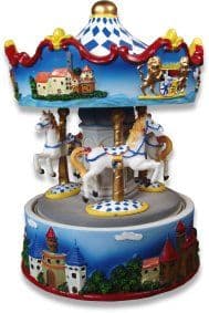 Bavarian Music Box Carousel 14062