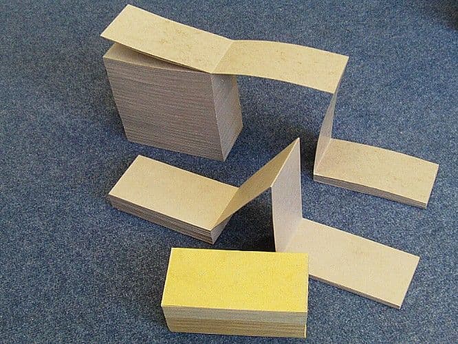 Blank folding cardboard For Making Organ Books