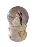 Bride & Groom Glitter Globe