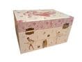 Childrens Musical Jewellery Box Dulcie 1325 with ballet slipper and ribbon design.