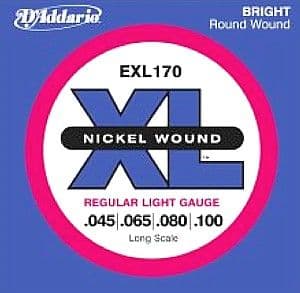 D'Addario XL ProSteel Bass Guitar Strings