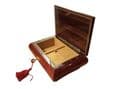 Walnut Scroll Musical Jewellery Box and Other Musical Jewellery Boxes, available from The Music Box Shop, England.