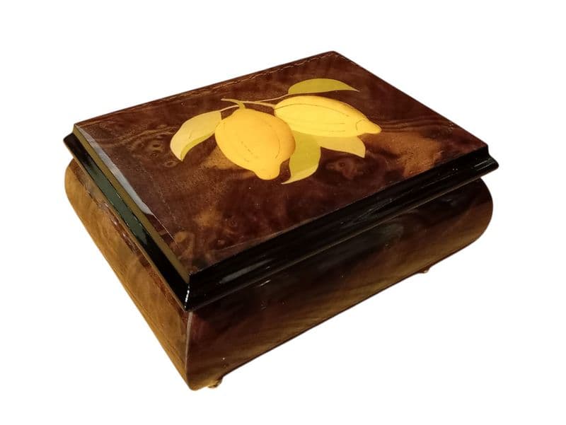 Italian Inlay Musical Trinket Box B95/SG-LIM