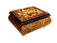 Italian Inlay Musical Trinket Box  B95/SGF Elm