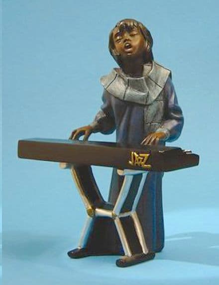 Jazz Band Female Keyboard Player 3175