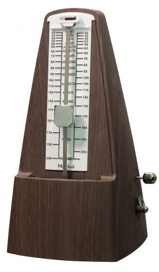 MONTFORD METRONOME PYRAMID - SATIN WOOD FINISH MFMT30