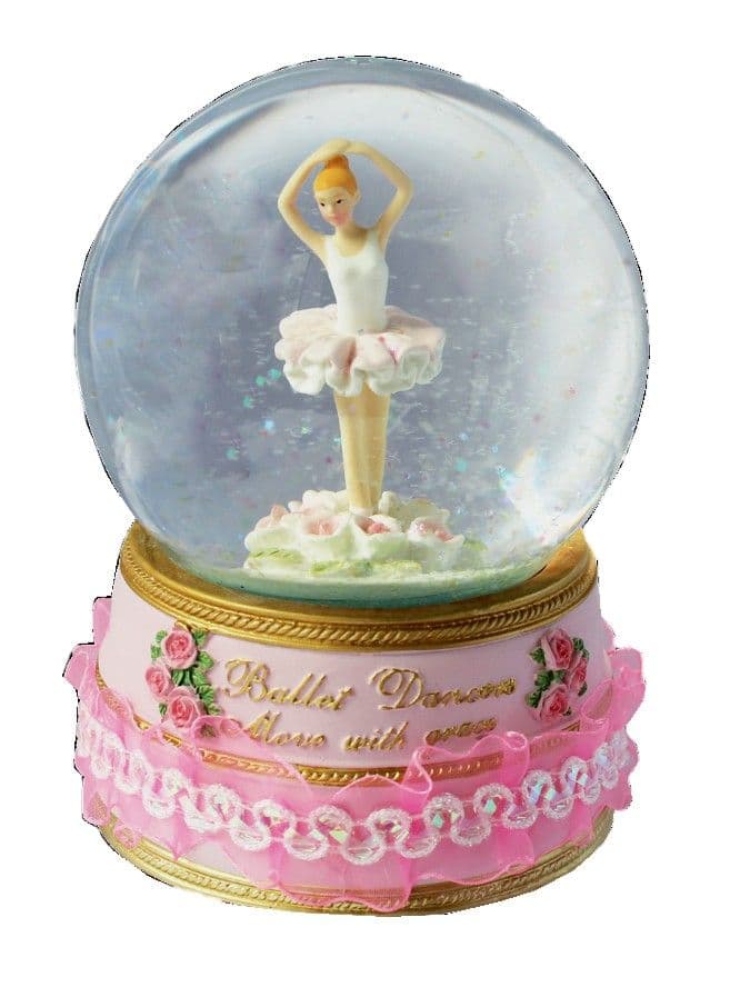 Musical Glitter Globes From The Music Box Shop.