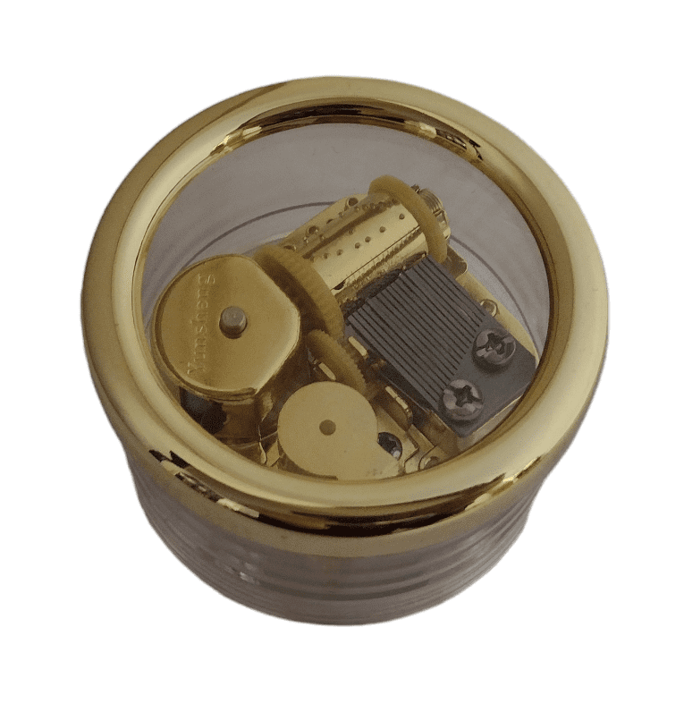 Edelweiss musical paperweight