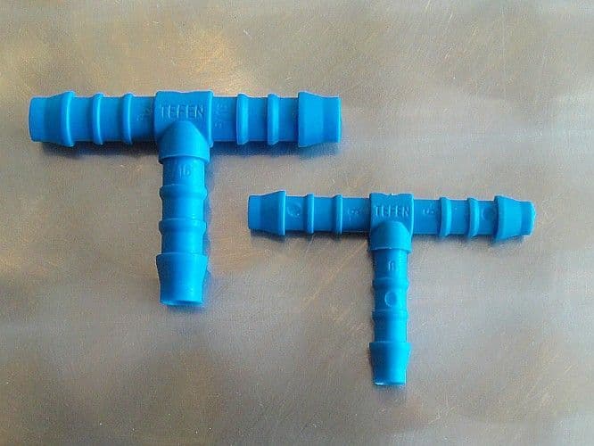 Nylon Hose Tail Tee For Organ Building