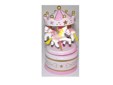 Pink Musical Carousel 43812