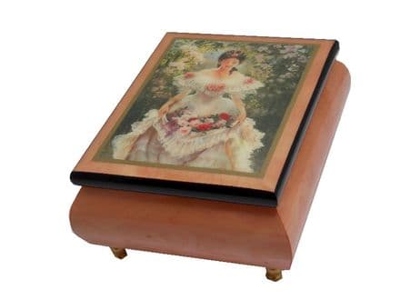 Pink Rose Musical Jewellery Box "Summer Treasure" MBBGO175PKL