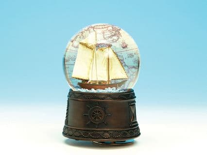 Sailing Boat Musical Waterglobe 25101