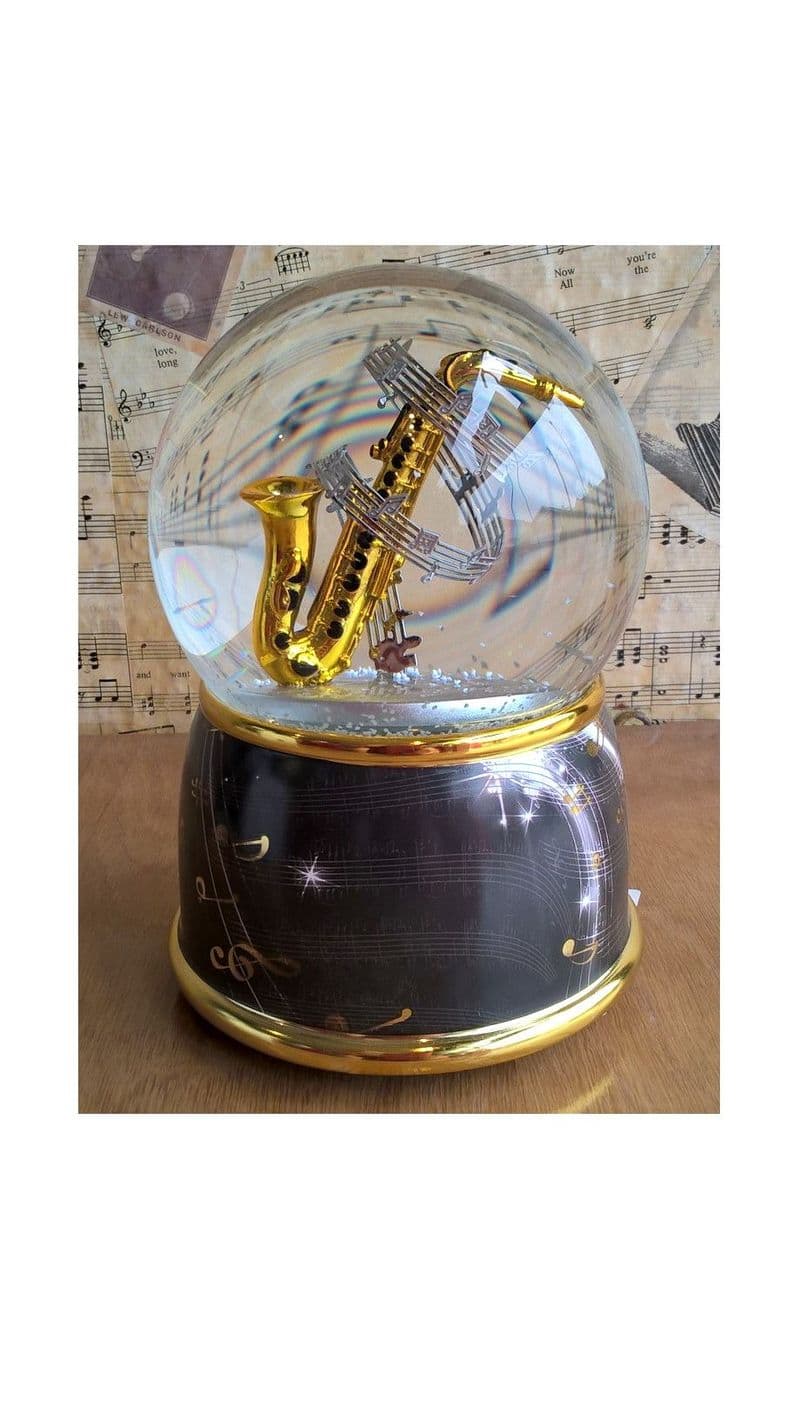Saxophone Musical Waterglobe 11004