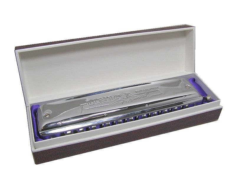 Unica Formal Chromatic Harmonica from the Tombo Deluxe Range