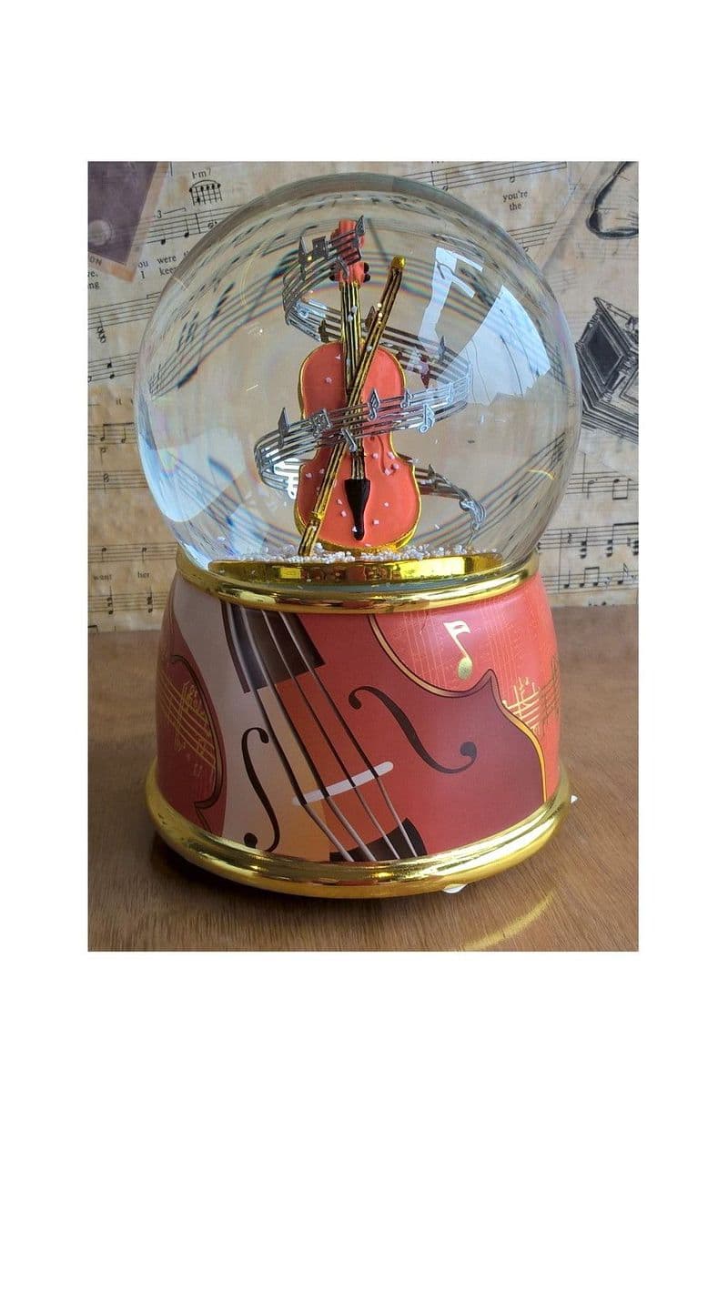 Violin Musical Waterglobe 11002