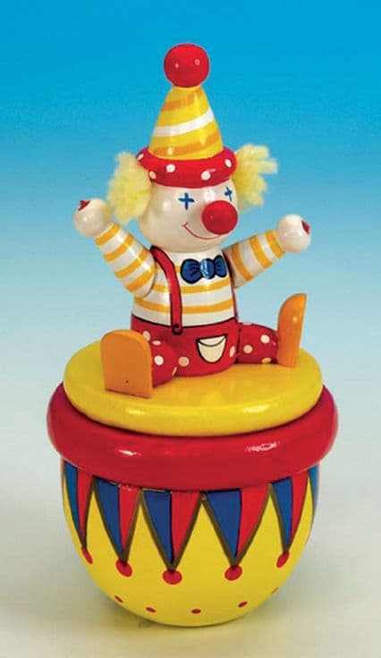 Wooden Clown Figurine 43747