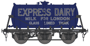 Dapol 7F-031-011 Express Dairies Milk Tank Wagon - PREVIEW