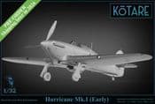 Kotare K32015 Hurricane Mk.I (Early) - PREVIEW - deposit only