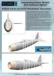 Kotare K32019 P-47D Thunderbolt 