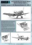Kotare K32024 Messerschmitt Bf109E-4 - PREVIEW - deposit only