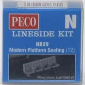 Peco NB29 Modern Platform Seating - half price!