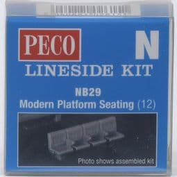 Peco NB29 Modern Platform Seating - half price!