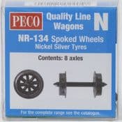 Peco NR134 Spoked Wheels - reduced