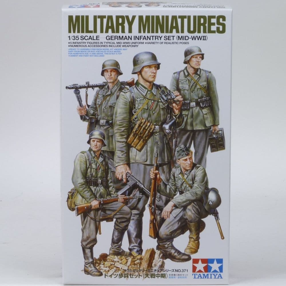 Tamiya 35371 German Infantry Set Mid-WWII