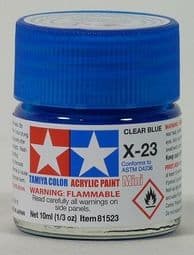 Tamiya 81523 X-23 Clear Blue