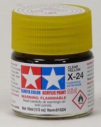 Tamiya 81524 X-24 Clear Yellow