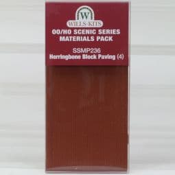 Wills SSMP236 Herringbone Block Paving